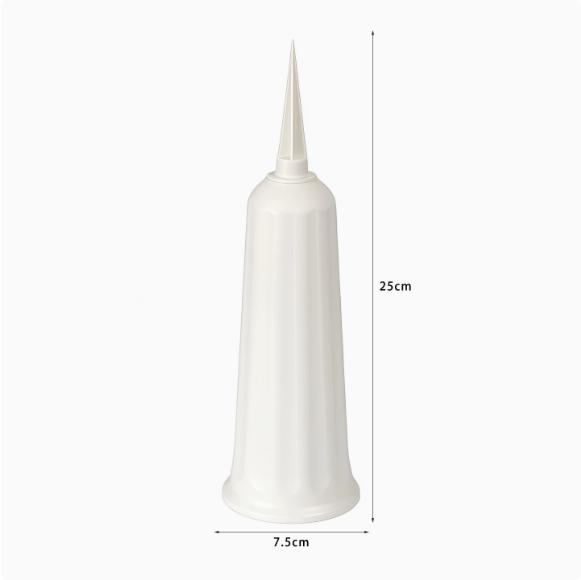 

Plastic Cemetery Flower Holder Vase for Artificial Flowers Grave Decoration Memorial Flower Container Durable Outdoor Use one size белый