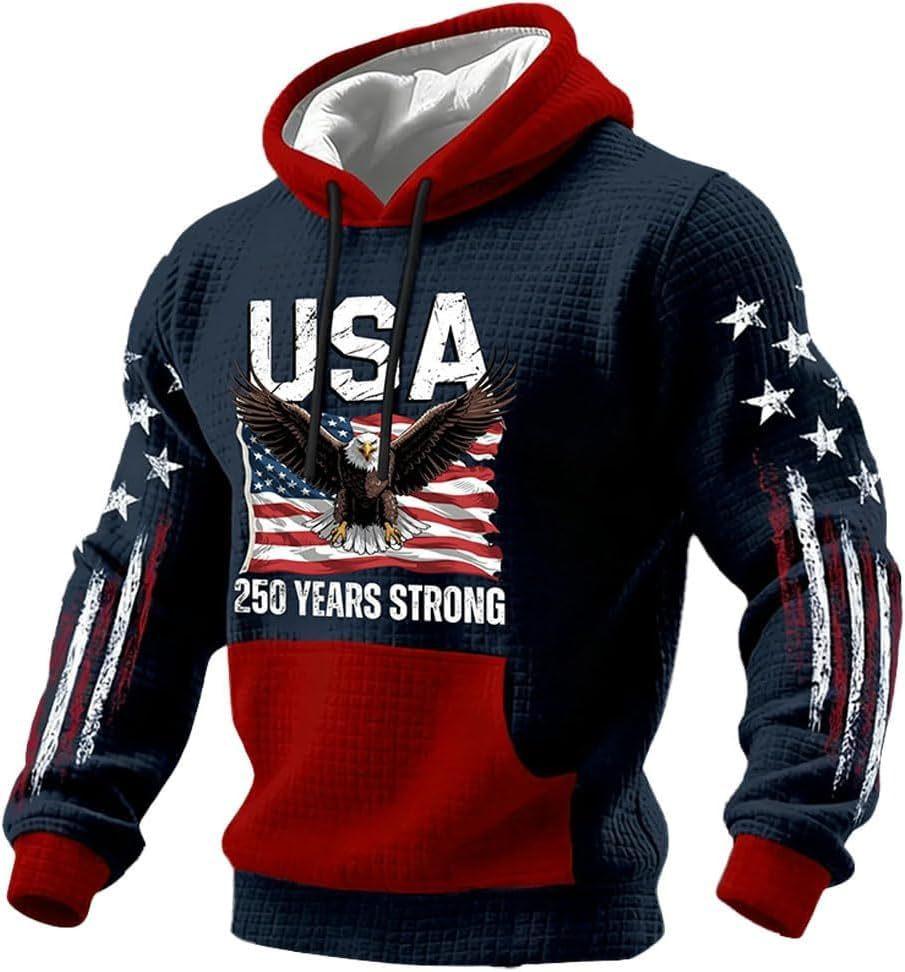 2026 Trendy Men's Hoodie for American Anniversary