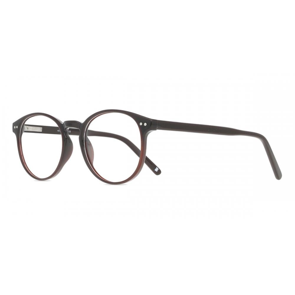 Full Rim Oval Shiny Brown Smartbuy Collection Noor Cp109d Fashion Unisex Eyeglasses