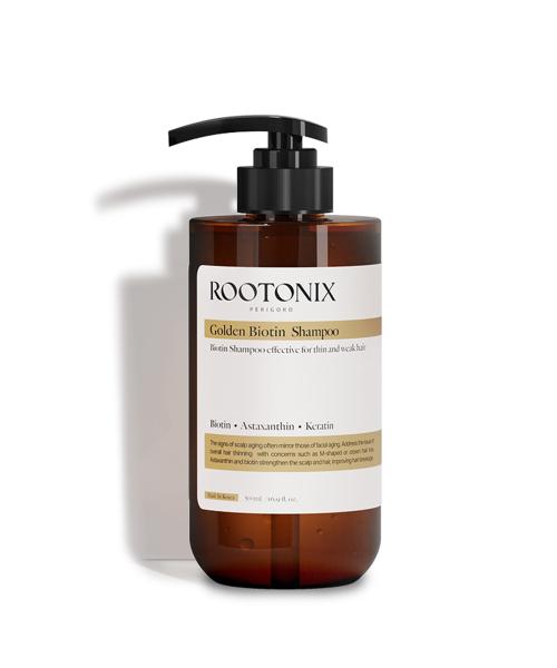 Rootonix Шампунь для объема корней тонких волос с золотым биотином 500 мл 1 biotin shampoo