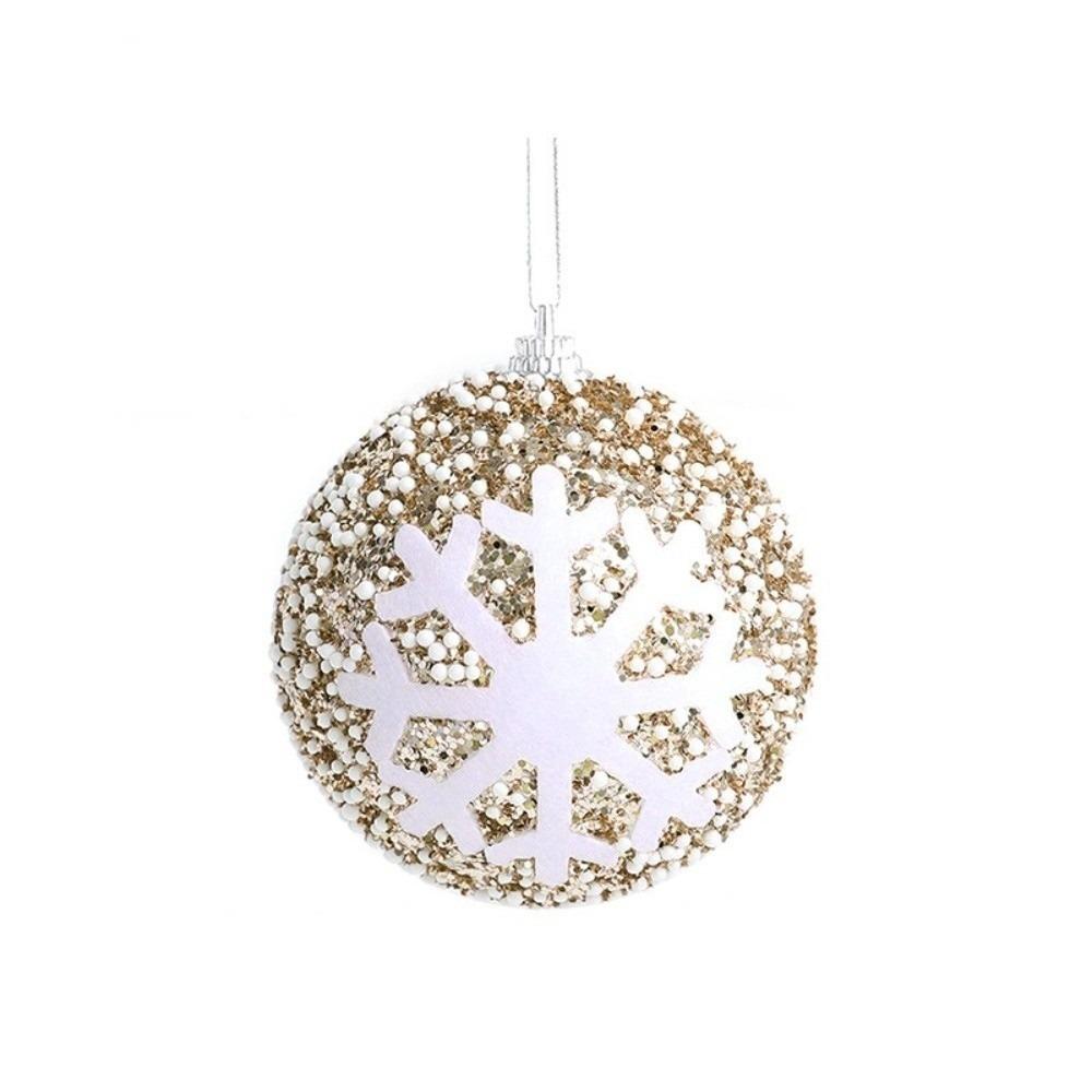 1PC 8CM Foam Christmas Ball Pendant Xmas Tree Ornament New Year Party Hanging Bubble Balls Charm Festival Atmosphere Home Deco
