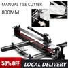 800MM Manual High Precision Marble Tile Cutting Machine With Infrared Laser Positioning Push Knife Ceramic Tile Cutter