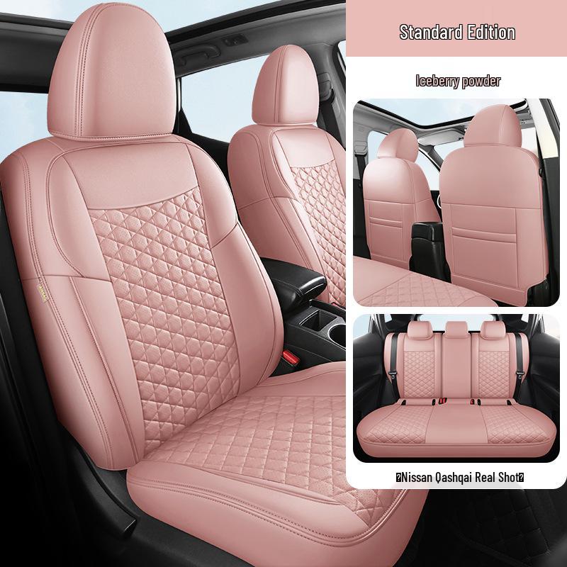 Five-Seat Qashqai Full Leather SUV Cushion: All-Season, Full Surround Seat Cover.