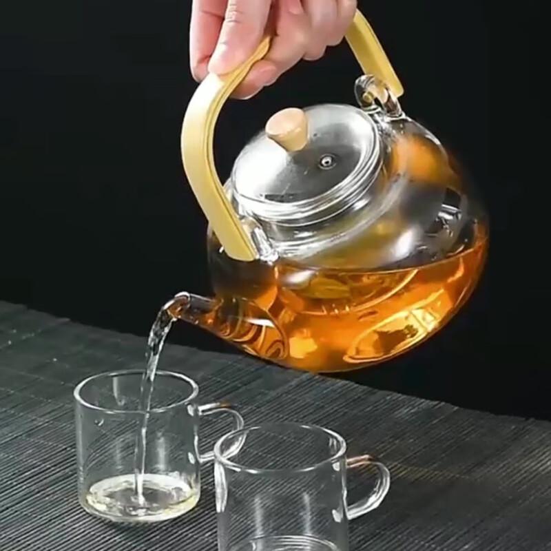 Zhenqi Borosilicate Glass Teapot with Lifting Handle
