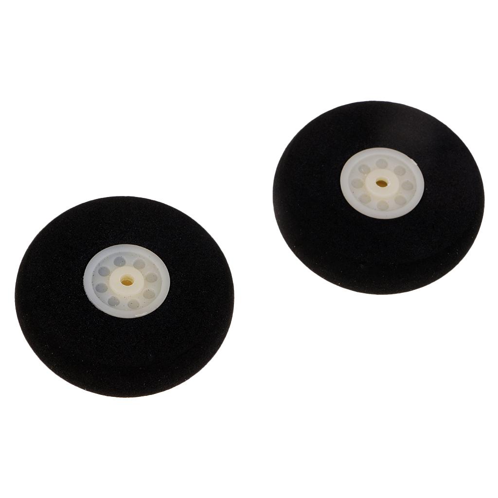 10 Pcs. Black Sponge Wheels Wheel Spare Part For RC ,