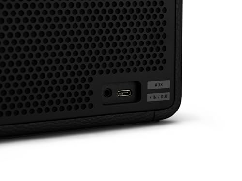Marshall Middleton Wireless Portable Waterproof Speaker, Black & Brass, 20 Hours of Playtime, IP67 Waterproof [Official Japanese Product]