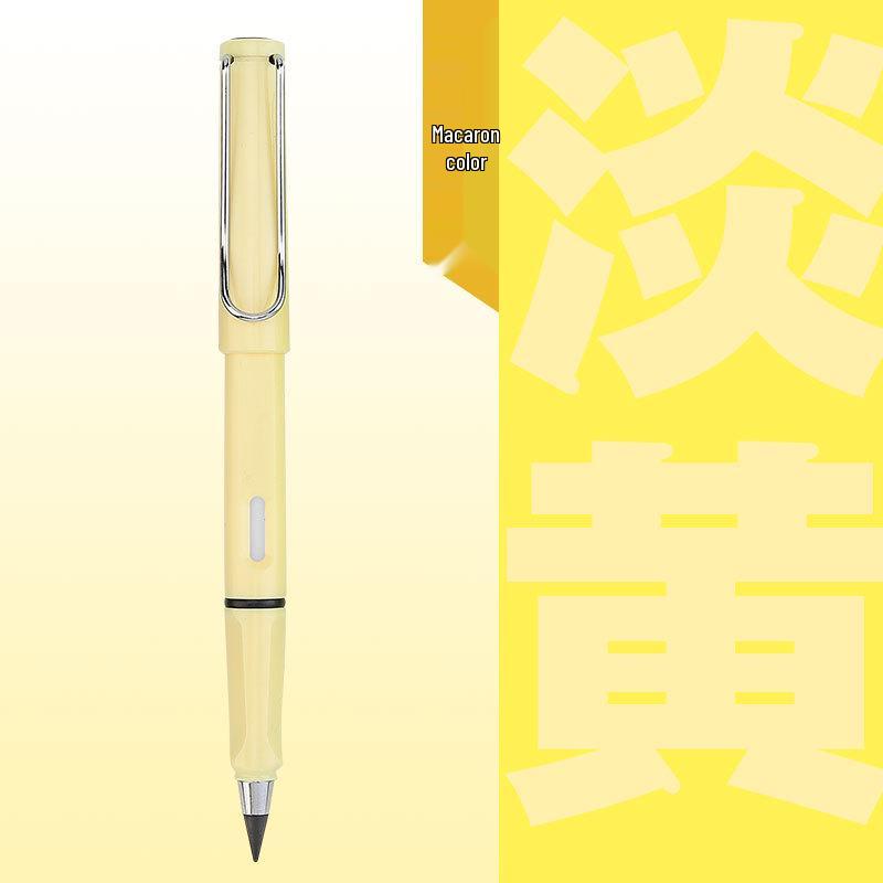 Eternal Black Technology Pencil: No Sharpening, HB Lead, Endless Writing Design