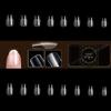 480 Pcs False Nails Tips Soft Gels Tips Semi-Frosted Nails Tips Full Cover Stick on Nails Press On Nails for Women Girl