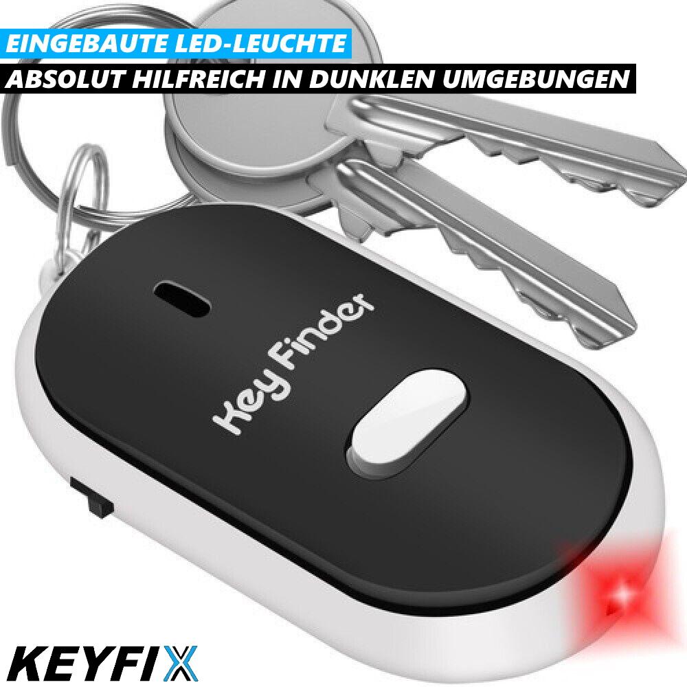 KEYFIX Key Finder Keychain Item Finder Key Ring 2 Pieces