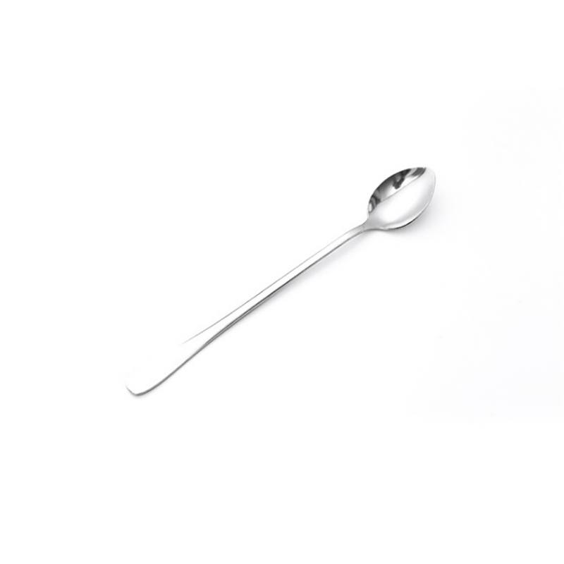 6pcs Stainless Steel Coffee Spoon Tea Scoop Dessert Spoon Long Handle  Milkshake Ice Cream Candy Tea Spoon Kitchen Accessories