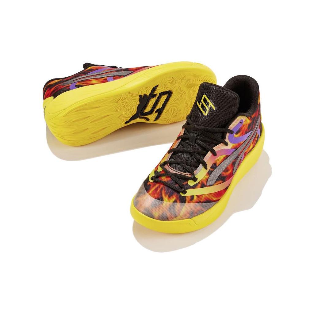 Puma Stewie 2 Fire Women Sneakers Red Black Pelé-Yellow 380072-01