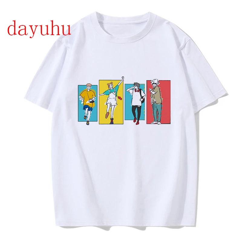 Unisex-T-Shirt Japanischer Anime Jujutsu Kaisen T-Shirt gojo satoru Oberteile Yuji Itadori Grafik-T-Shirts Cooles Unisex-T-Shirt 90er Unisex