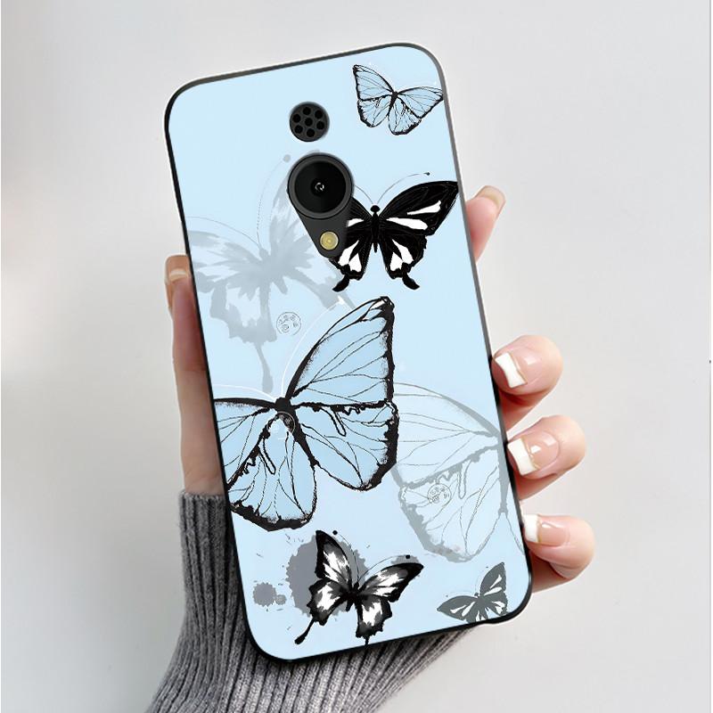 Printed Phone Case For Nokia 150 2G 2023 C2 C10 C20 Funda Coque Soft Silicone Black Shell Cover Cute Flower Cartoon Casing Capa