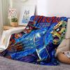 1pc A Nightmare on Elm Street Flannel Throw Blanket - HD Printed Lightweight Soft Warm All-Season Blanket for Sofa, Bed, Travel, Camping 079