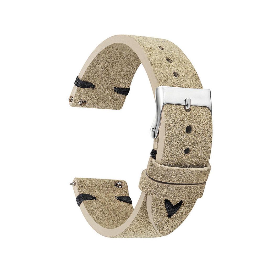 Cinturini Vintage in Vera Pelle Scamosciata di Alta Qualità Fatti a Mano Cinturino in Velluto per Orologio 18mm 20mm 22mm 24mm Cinturino di Ricambio