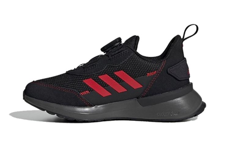 

Adidas Rapidarun Boa Cushioning Low top Kids Running Shoes Black Red Children Aged 3 7 Years Old FU7314 28