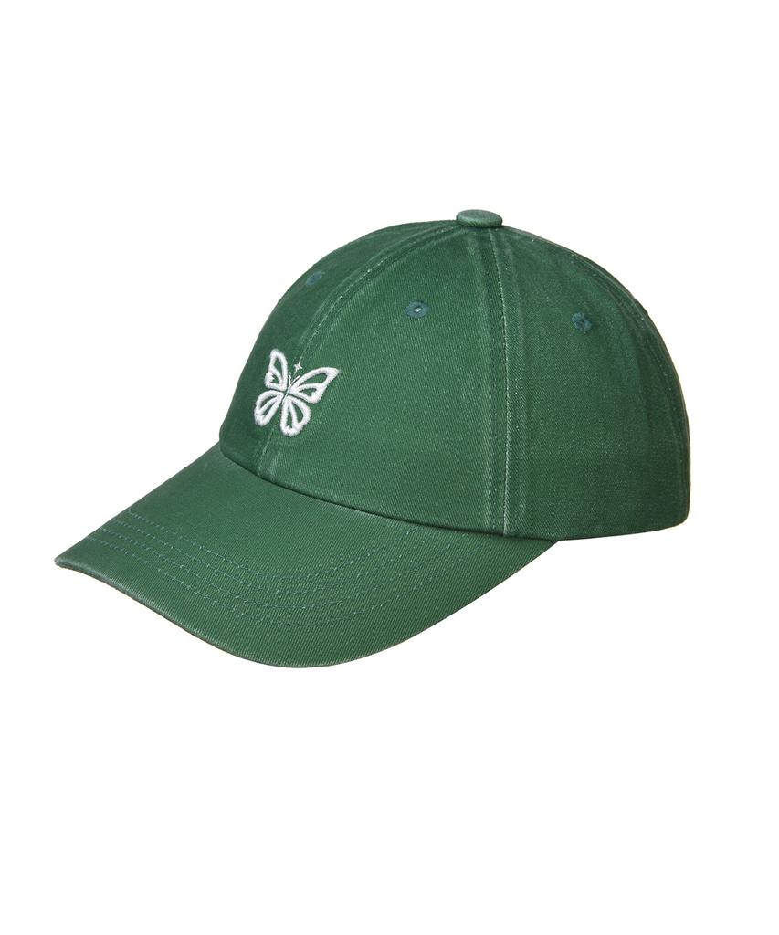 Nigaennikol Vintage Mini Butterfly Ball Cap_Green