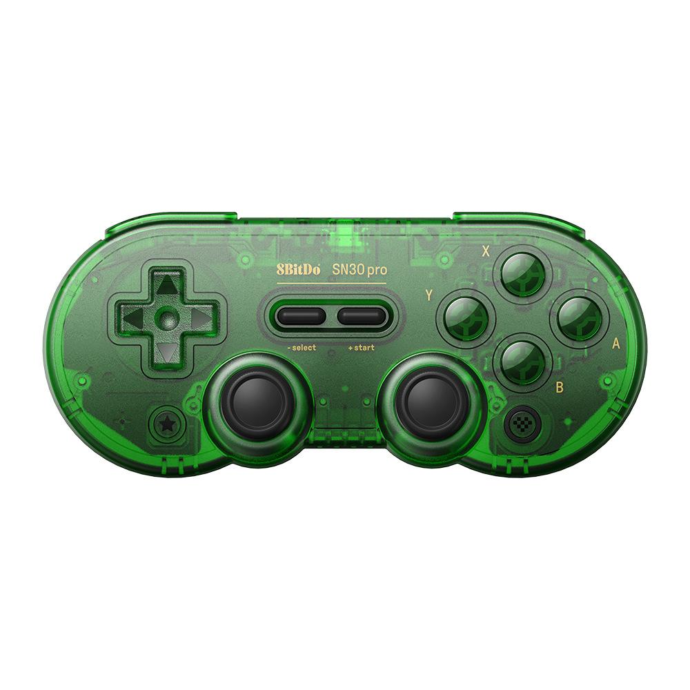 8Bitdo SN30 Pro BT Wireless Game Controller Joypad Transparent Purple Green for Windows MacOS Android PI Than Nintendo Switch