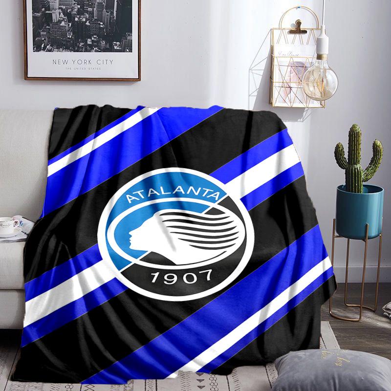 Football Atalanta Blanket Lightweight Ideal Bedding Blanket Perfect for Travel, Camping, Living Rooms, Offices, Sofas, Fan Christmas gift