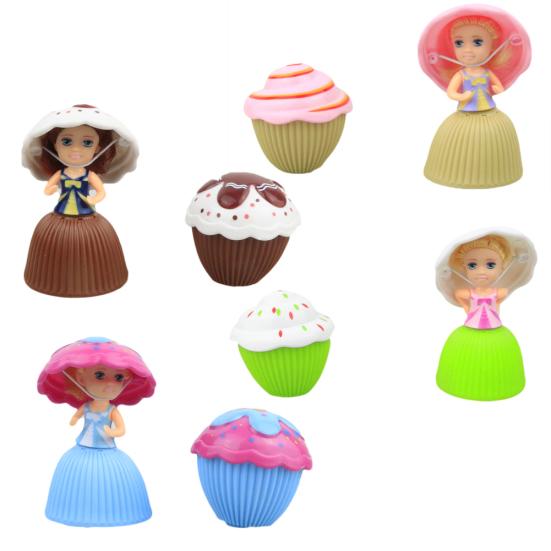 Boneca de princesa de cupcake deformável perfumada fofa, brinquedos para crianças e meninas, presente