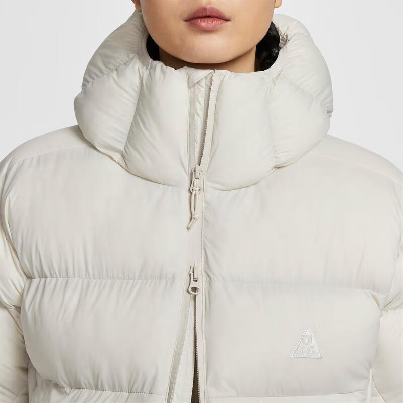 Nike ACG Series Solid Thick Warm Hooded Puffer Jacket Women Jackets White FZ6762-104
