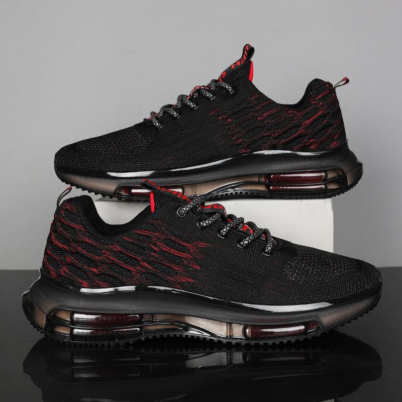 

Мужские спортивные повседневные кроссовки Легкие дышащие кроссовки для бега Мужская удобная обувь для ходьбы Нескользящая уличная 36 красный