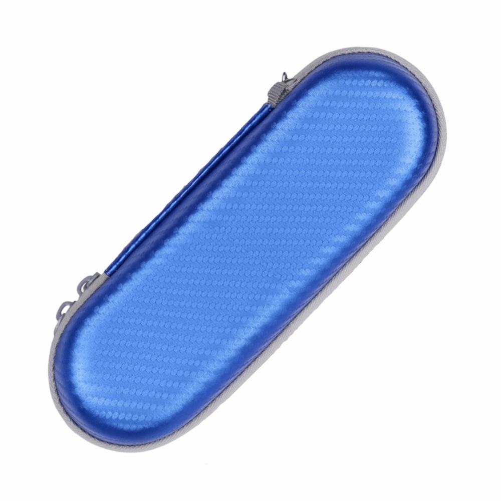 Portable Travel Toothbrush Box Compact Electric Toothbrush Case for Brushes Heads синий
