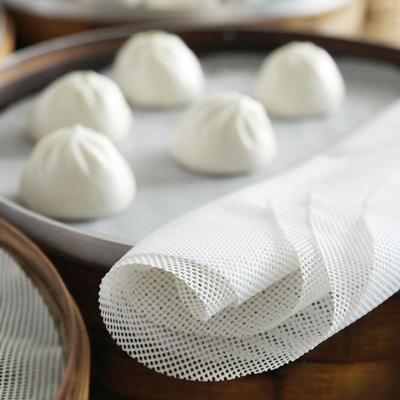 Non-Stick Round Steamer Mesh Pad Reusable Steamer Mat Multifunction Silicone Dehydrator Sheets