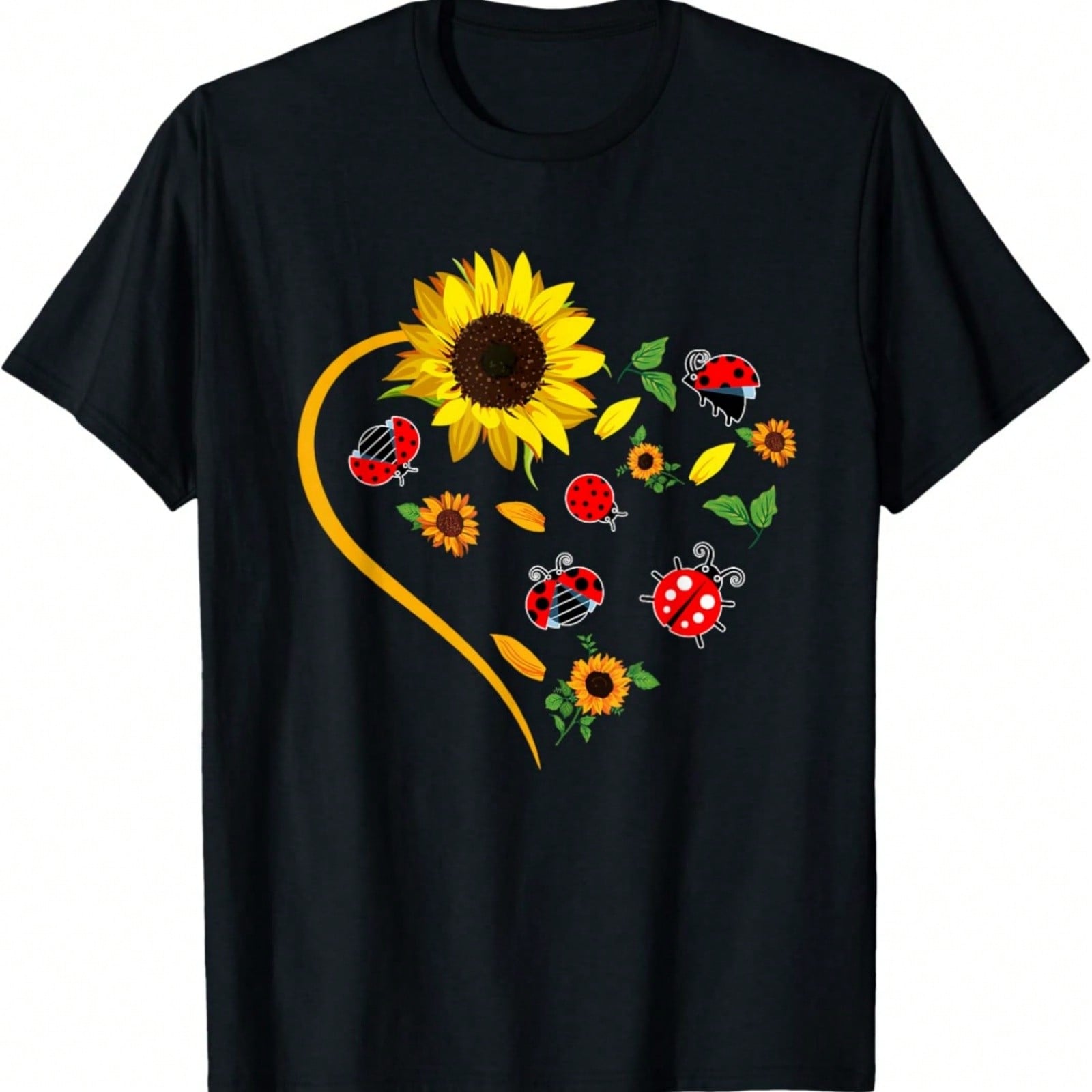 Sunflower Shirt For Wounisex Just A Girl Who Loves Sunflowers T-Shirt S разноцветный