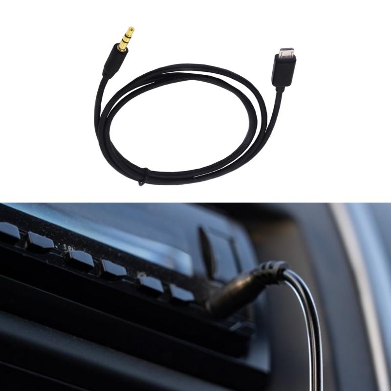 Micros USB To 3.5mm Audios Output Cable Male To Male Car Auxs Extension Cord for S4i9500 I9600 NOTE2 N7100 NOTE3 Phones