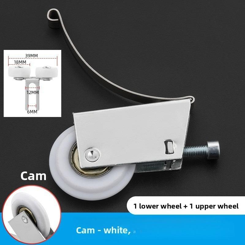 Slider Door Wheels Silent Sliding Door Wheels Single and Double Concave and Convex Nylon Wheels for Cabinet Sliding