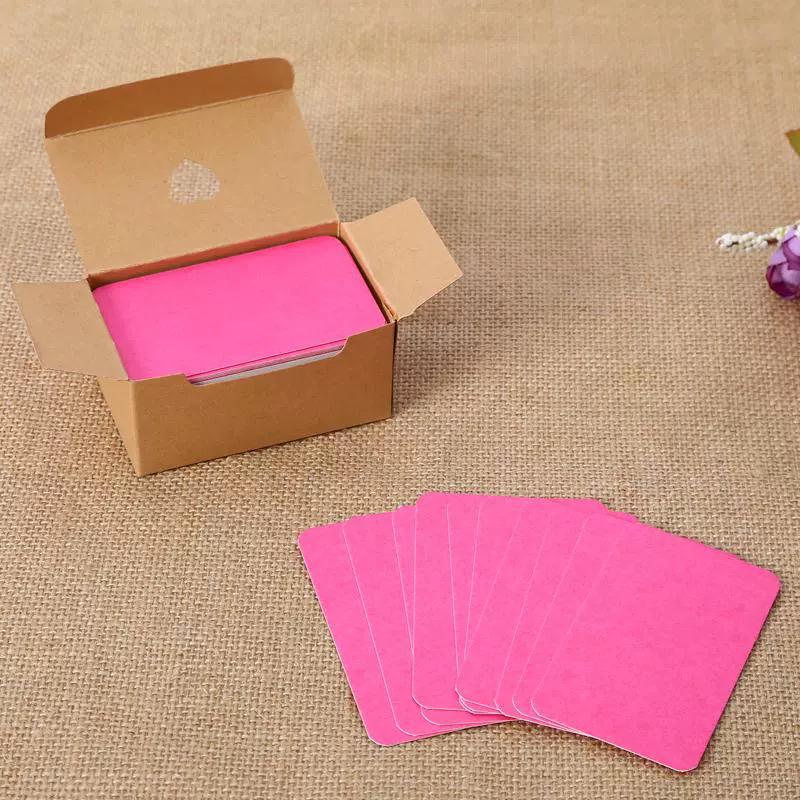 200 Sheets of Small Blank Flashcards for Messages & English Words
