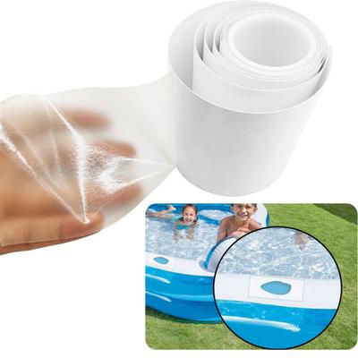 Kit de parches de reparación de 1 rollo, cinta de TPU transparente impermeable de alta viscosidad, parches autoadhesivos de reparación profesional para natación de juguetes inflables