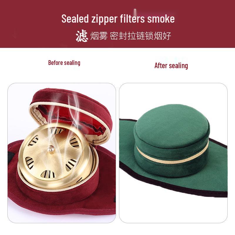 Foot Sole Moxibustion Kit: Portable Moxibustion Box with Hot Compress Bag for Foot Therapy and Cupping Fumigation.