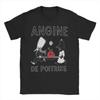 Printed Angine De Poitrine Rock Band T Shirt For Unisex  Summer  Cotton Tshirts Short Sleeve Clothes