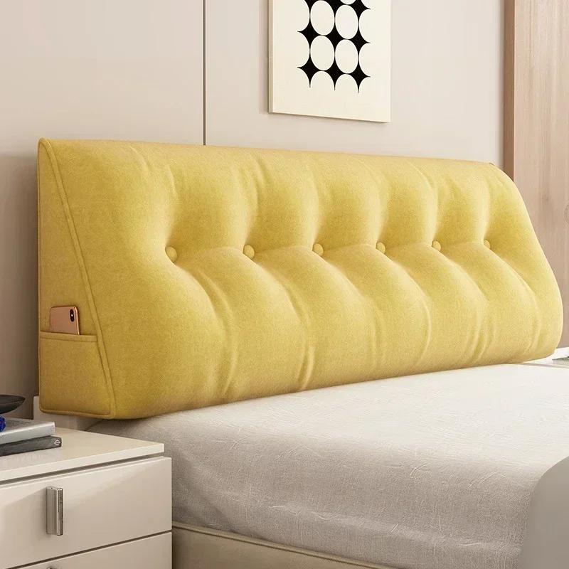 Large Triangular Pillow Bed Wedge Bed Rest Reading Pillow Backrest Positioning Support Bolster Cushion with Removable Cover