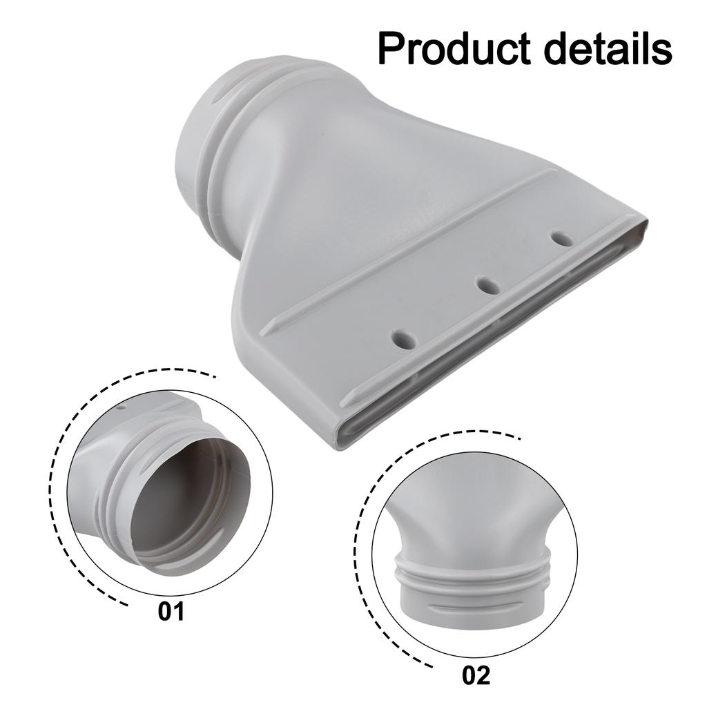 Air Conditioner Adapter Flat Hose Connector Compatible With Dryer Exhaust