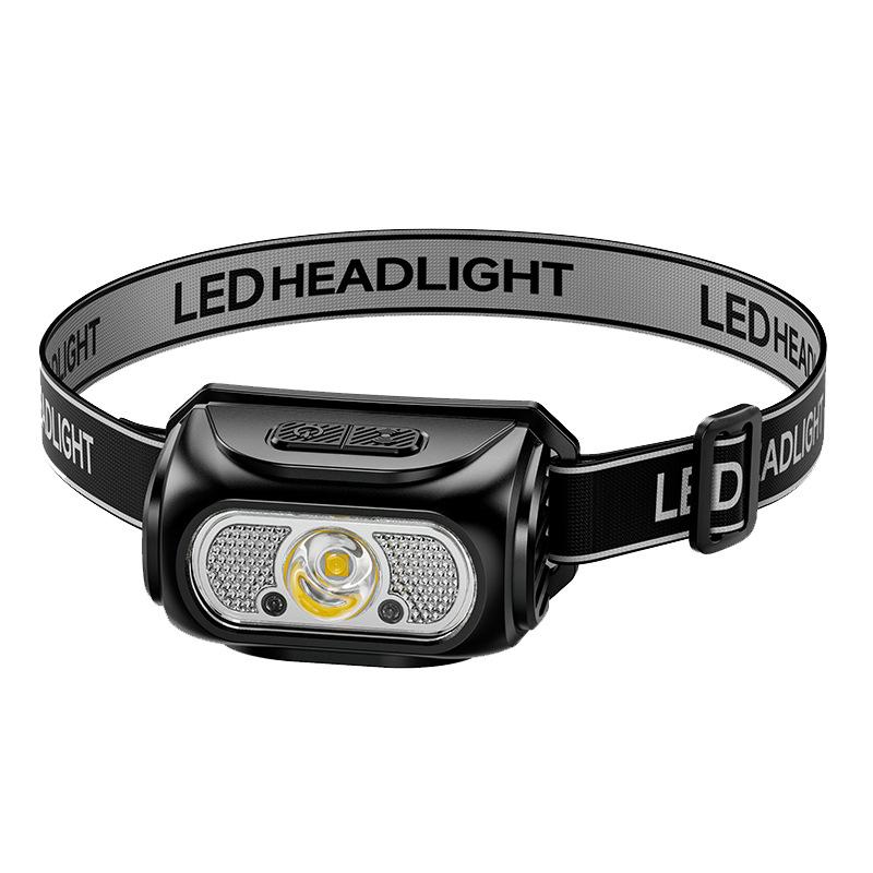 High-Brightness Rechargeable LED Headlamp for Night Fishing, Mining, Camping, and Outdoors