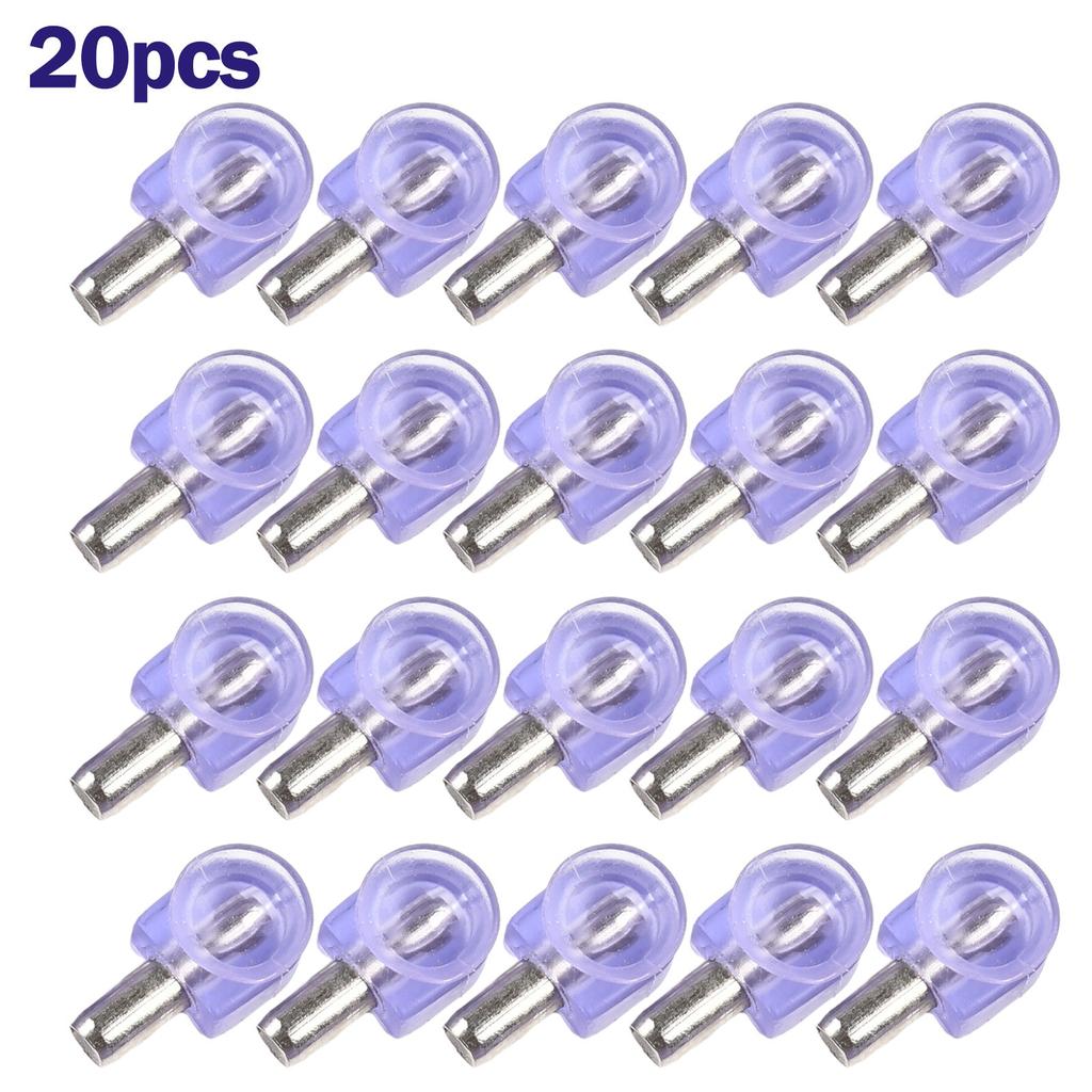 23x13mm Shelf Support Pegs Iron And Rubber Secure Hold