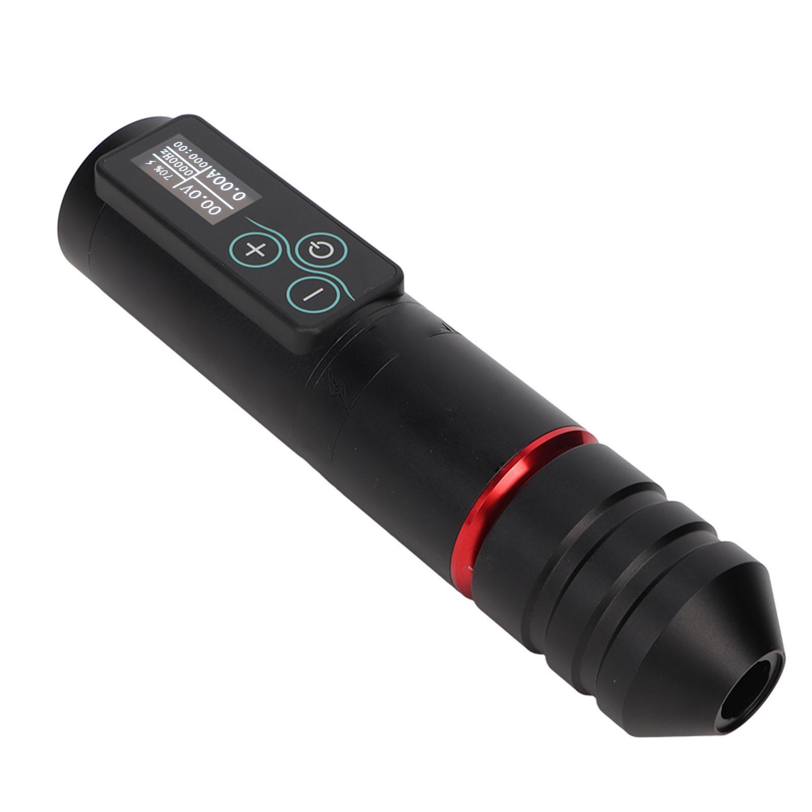 

ЖК-дисплей Беспроводная RCA ручка для татуировки Перезаряжаемая батарея 2400 мАч Бессердечный мотор Роторная татуировка