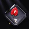 Exquisite Temperament Calla Lily Brooch  Metal Lapel Pins For Women Versatile Shiny Corsage Clothing Accessories Gifts