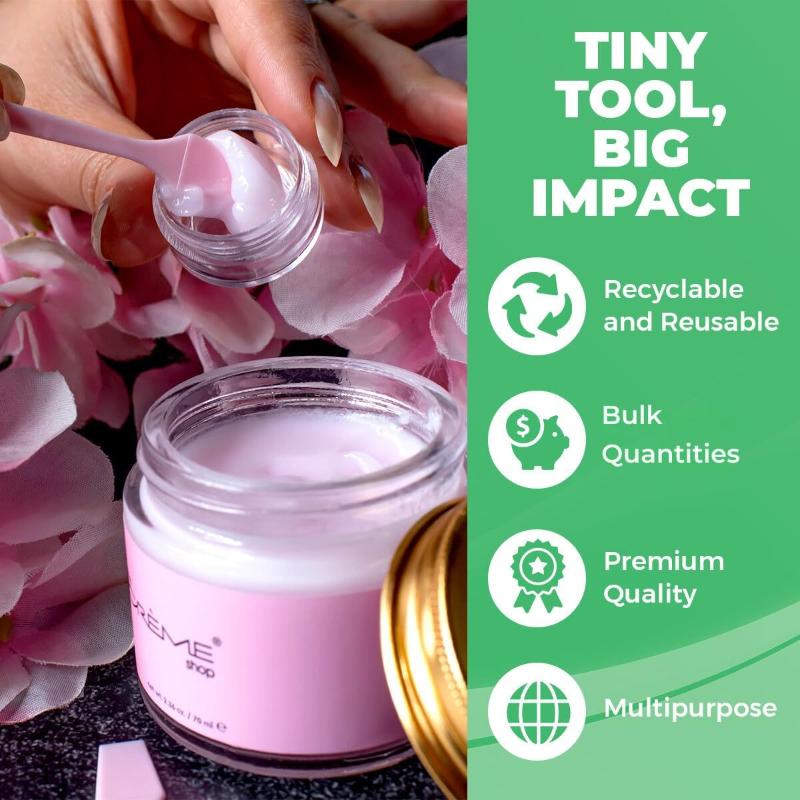 50/100 Pieces Cosmetic Spatulas Scoop Face Cream Mask Mud Mixing Plastic Spoon Beauty Diy Tools Eyes Facial Makeup Applicator