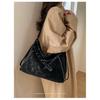 Shoulder Bag Women PU Large Capacity Adjustable Strap Daily Commute