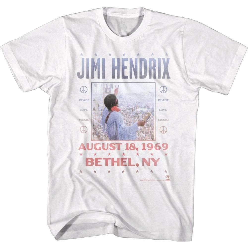Jimi Hendrix Live at Woodstock 1969 Men s T-Shirt S