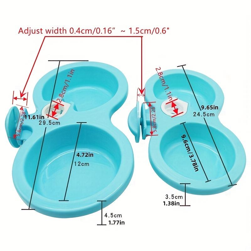 Brighten Up Mealtime for Your Small or Medium Pet with this Colorful Hanging Double Bowl!