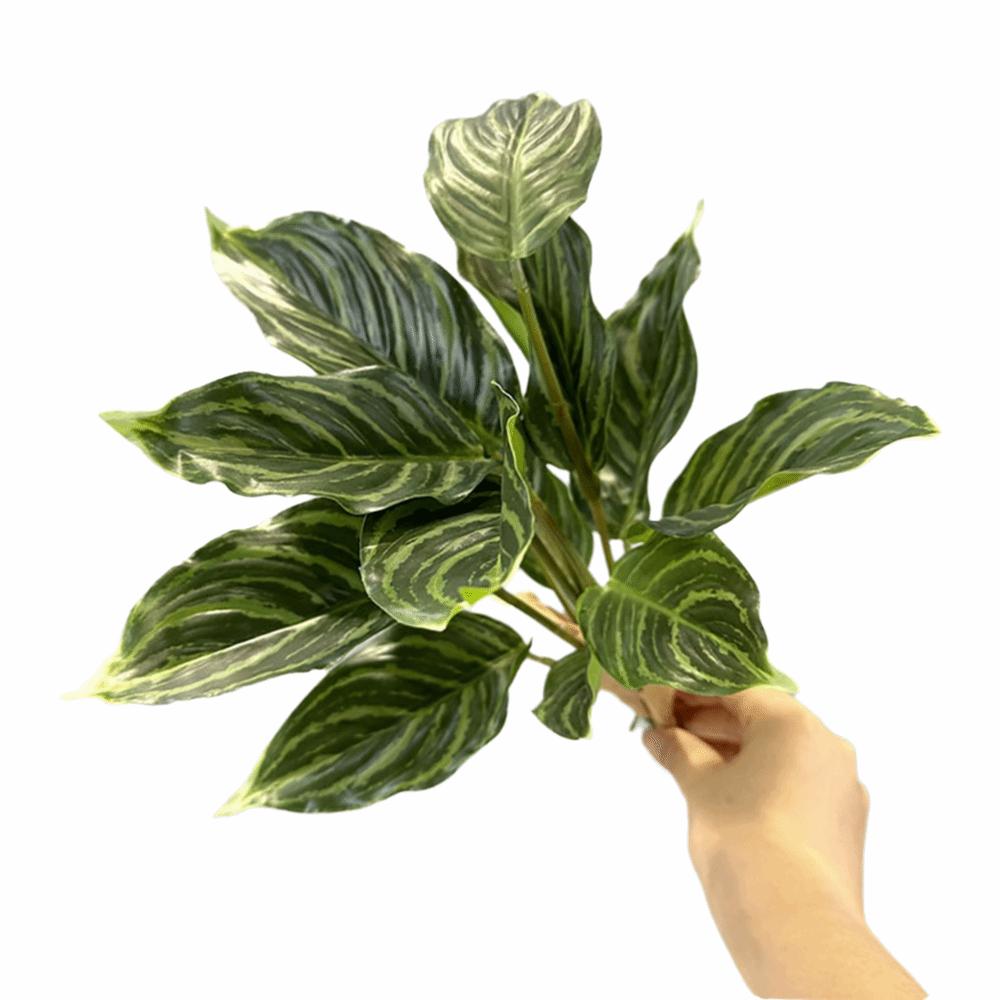 Creative 14 Leaves Artificial Plant Evergreen Green Scene Making Greenery Leaves Photo Props Plant Wall Wedding Ornament