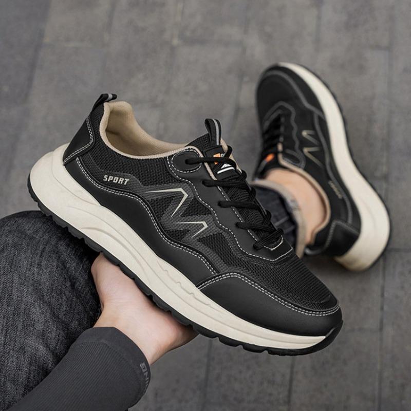 Fashion Man Work Sport Shoes Summer Fashion Breathable Wear-resistant Training Shoes Outdoor Protective Platform Running Sneakers Hombre