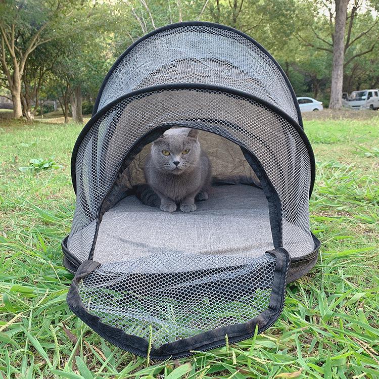 Best-Selling Foldable Pet Outdoor Tent: Sunshade & Breathable Nest for Dogs and Cats
