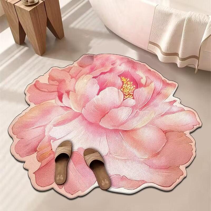 Großer Blume Kreis Teppich Wohnzimmer Teppich Schlafzimmer Bettvorleger