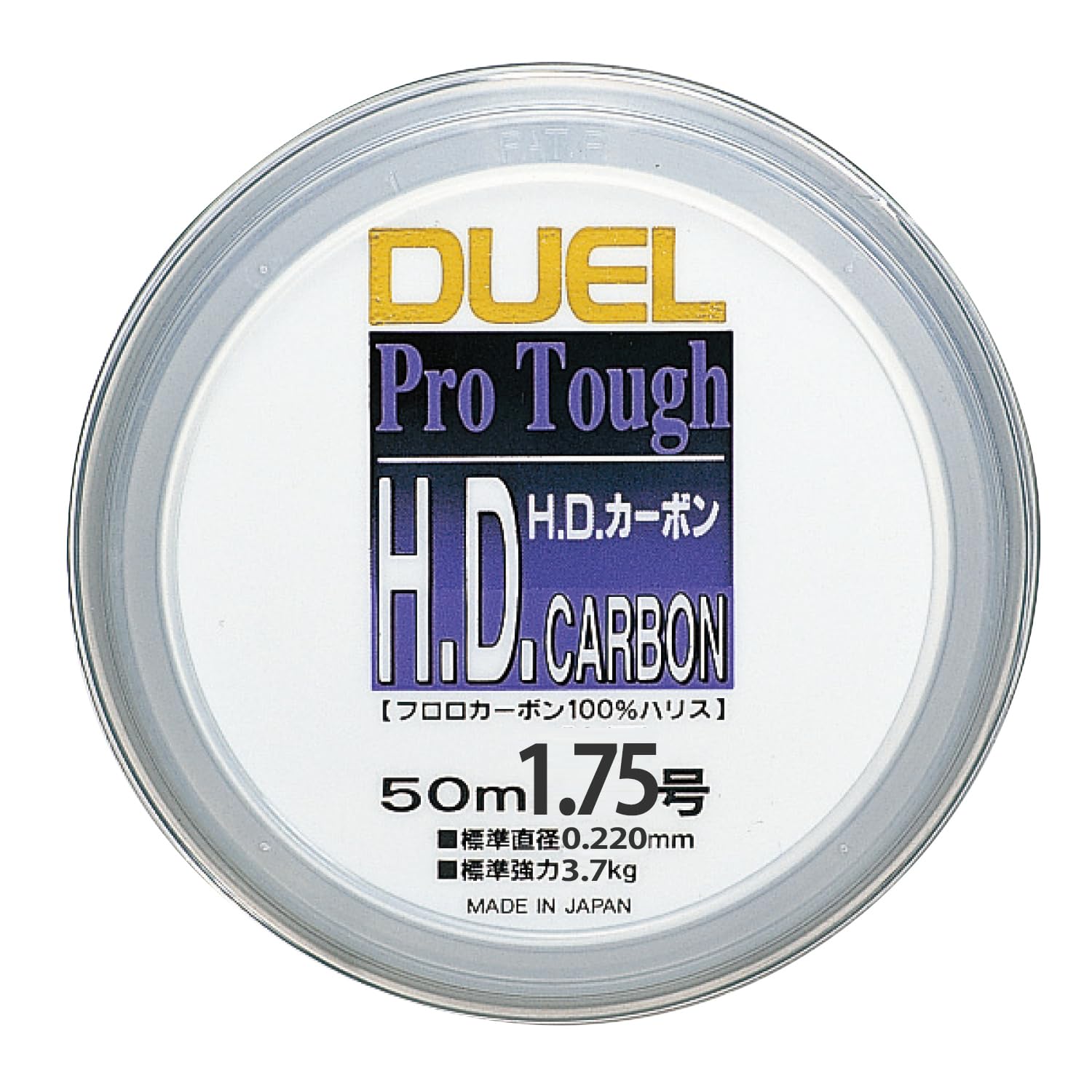 

DUEL Флюорокарбоновый поводок Размер H852 H.D. Леска, 50м, 1.75, 7, Прозрачная, чистый